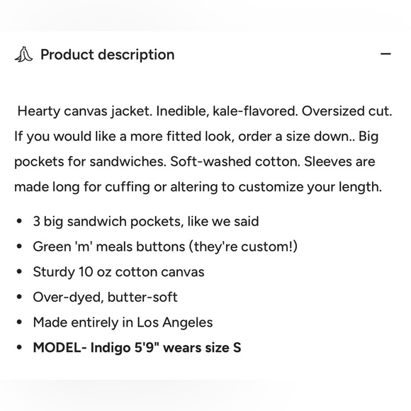 Meals Forager Coat in Kale Green - Picture 5 of 13